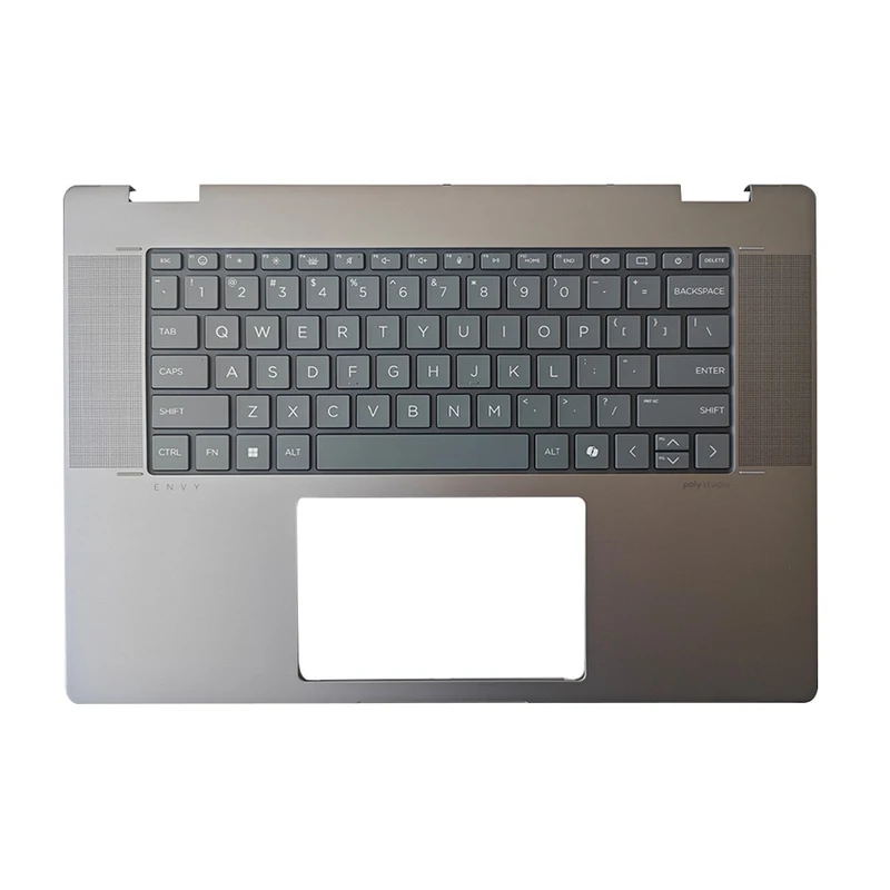 PP+  For HP Envy X360 16-AD 16-AC 2-in-1 Palmrest Keyboard Backlit Gray N93765-001 US
