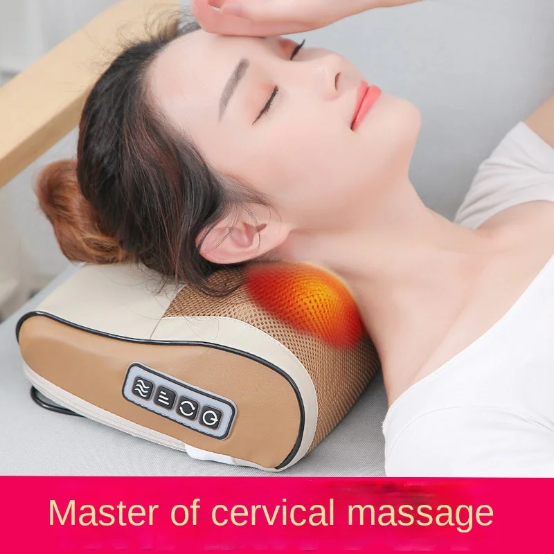 

New massage occipital cervical massage device multifunctional massage cushion electric household comfort.