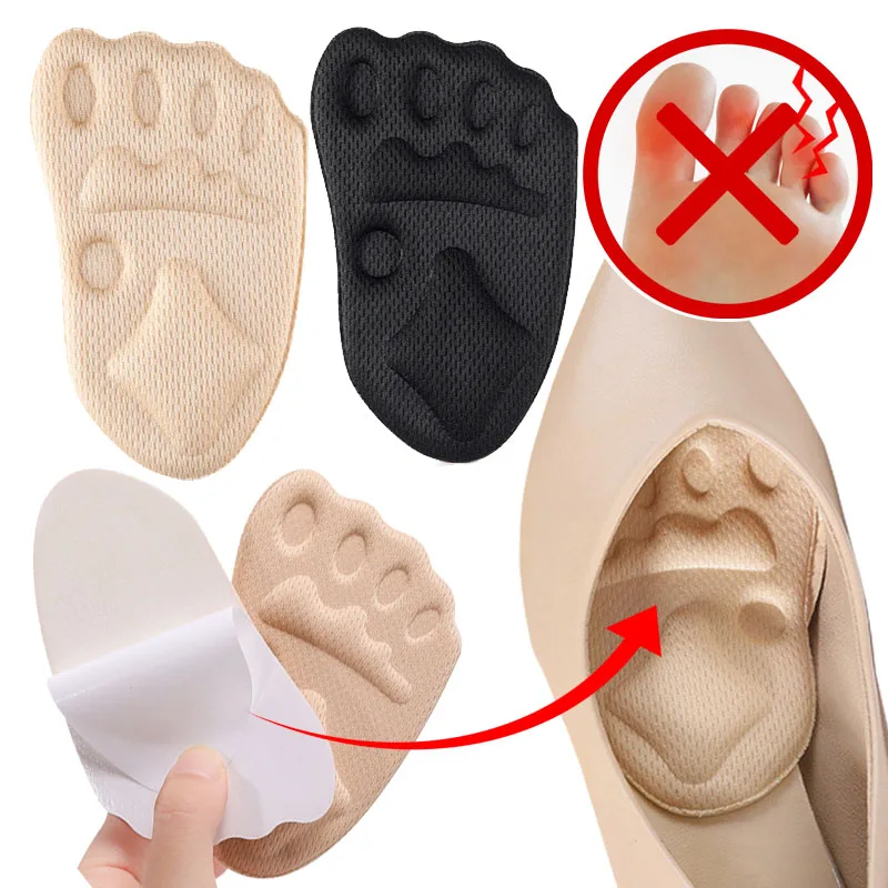 Women High Heel Forefoot Pad for Shoes Insert Half Insoles Plantar Pain Relief Cushion Comfortable Foot Care Massaging Toe Pad