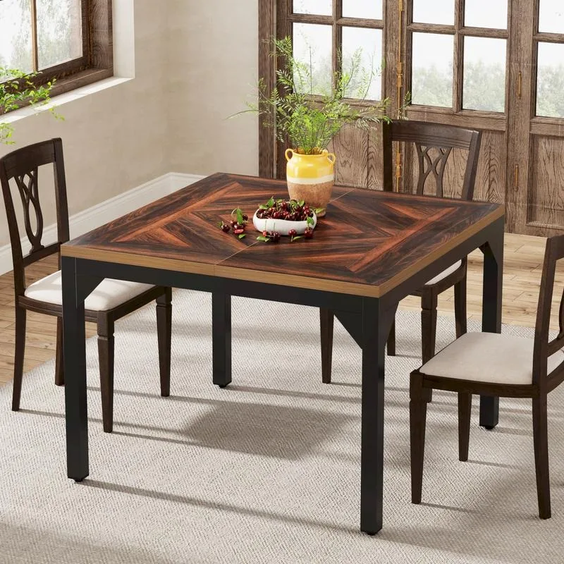 Tribesigns Square Dining Table, 39.4