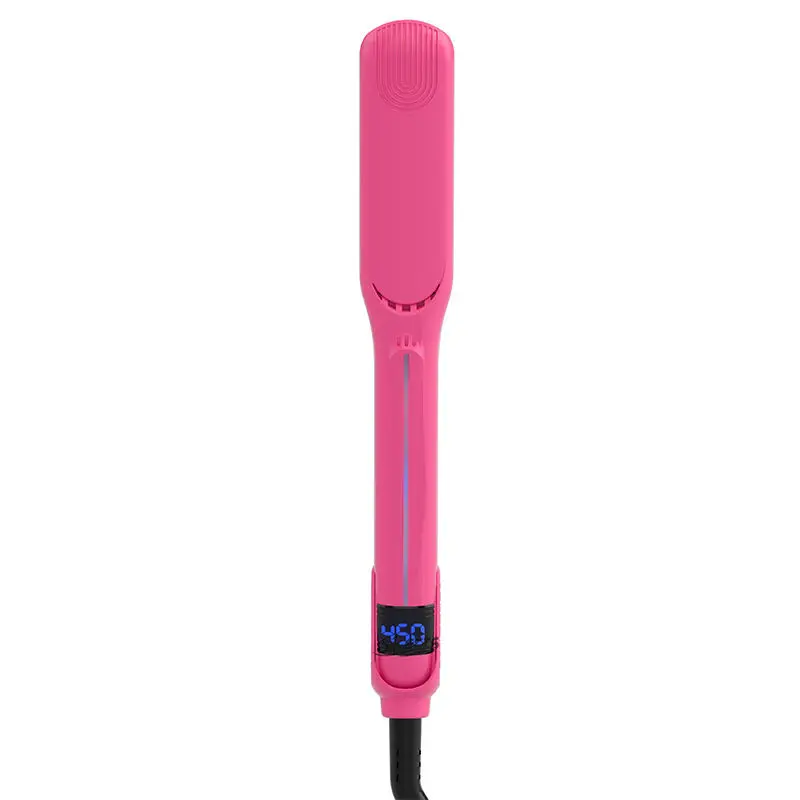 

Beautiful Women Like Professional 360 Degrees Tourmaline Ceramic Coat Flat Iron Pink Hair Straightener