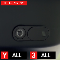 Car Camera Cover For Tesla Model Y 3 Cybertruck All Webcam Slide Blocker Privacy Protector compatible with tablet PC Laptop iPad