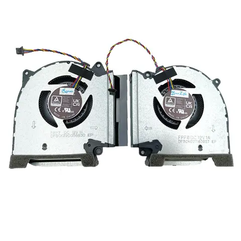Laptop CPU GPU Cooling for ASUS ROG Strix G533ZW G533ZS G733ZW SCAR 15 17 2022 Fans Cooler 13NR08E0P02011 13NR08E0P01011 DC12V