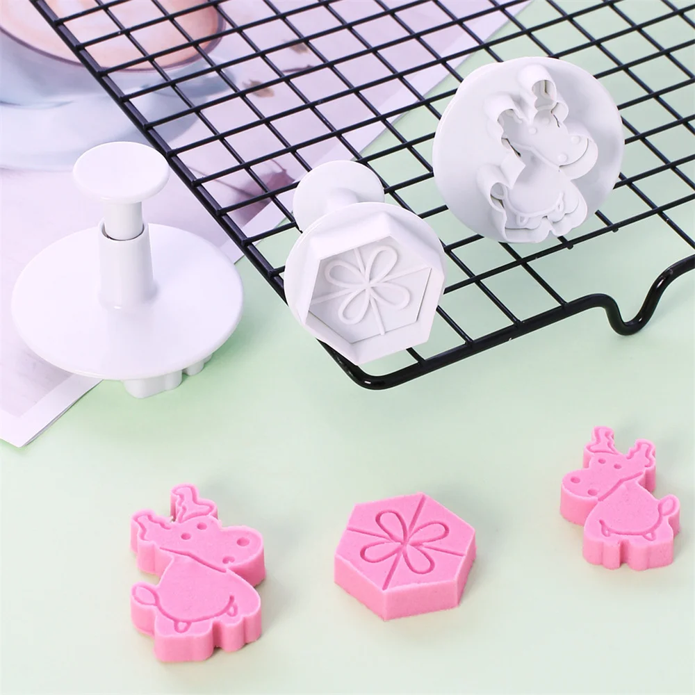 Set Christmas Gumpaste Tools Holly Leaf Cake Cookie Sugarcraft Fondant Decorating Plunger Cutters Mould Bakeware