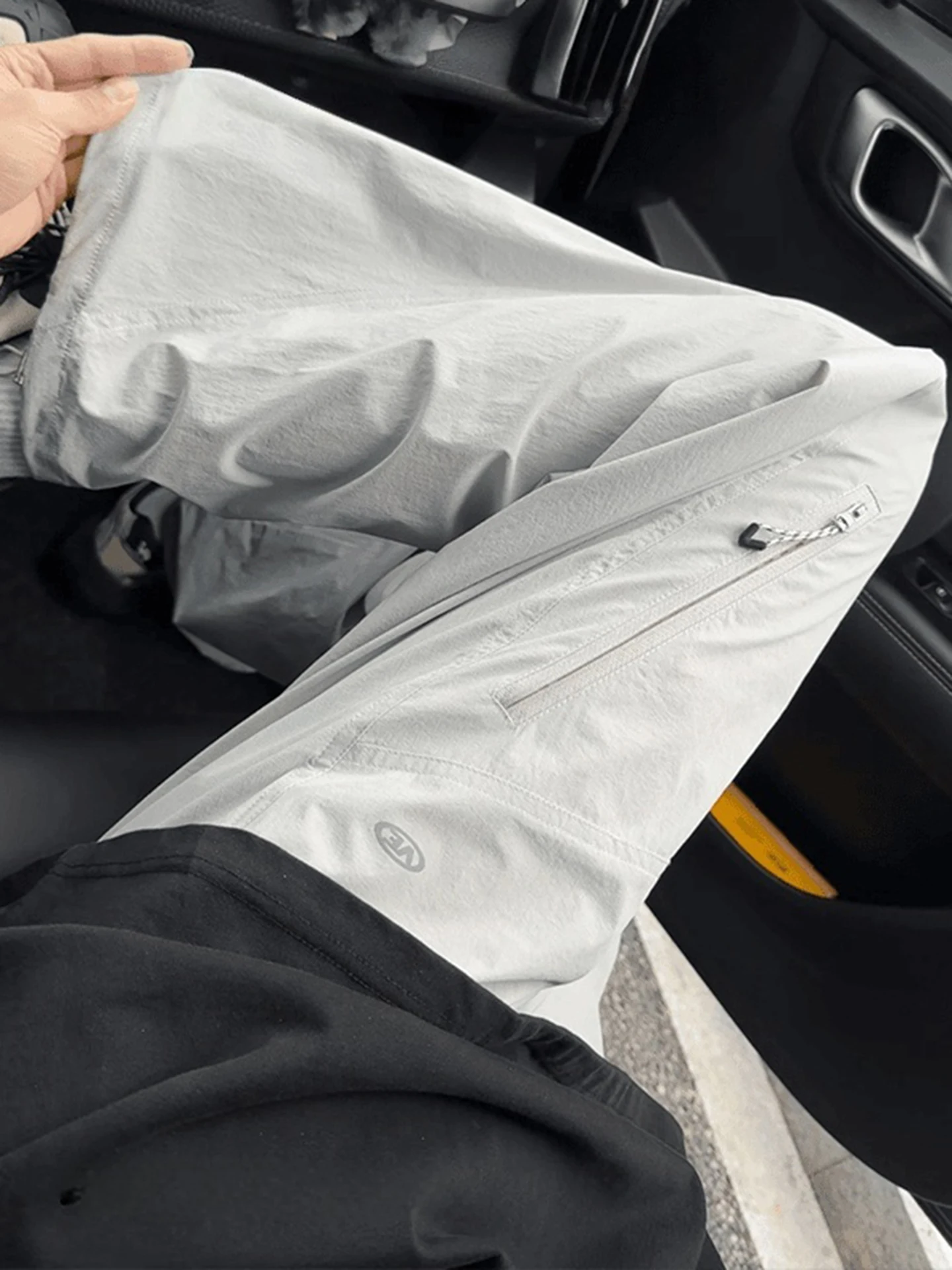 UPF50 Sun Protection Quick Dry Ice Silk Pants Men Women Summer Thin Outdoor Hiking Cycling Sports Pants Straight Leg Fit