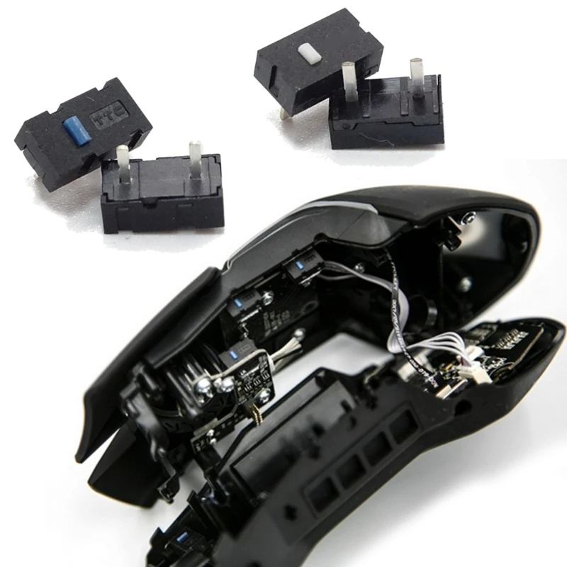 레이저 Imperator Naga Hex RIVAL 500 RIVAL 용 마우스 마이크로 스위치, TTC 2 핀 블루 도트, 600 DPI 단추, 신제품, 2PCs