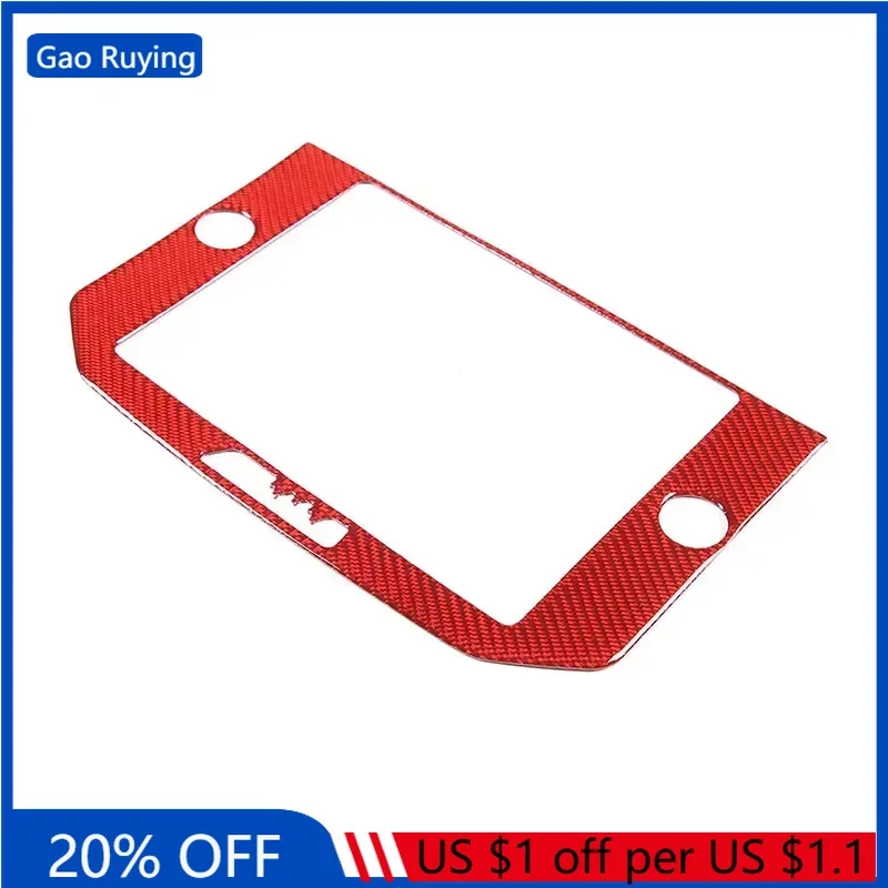 

Gao Ruying For Maserati Ghibli 2014-15 Soft Carbon Fiber Car Navigation Screen Frame Cover Trim Sticker Interior Car Accessories