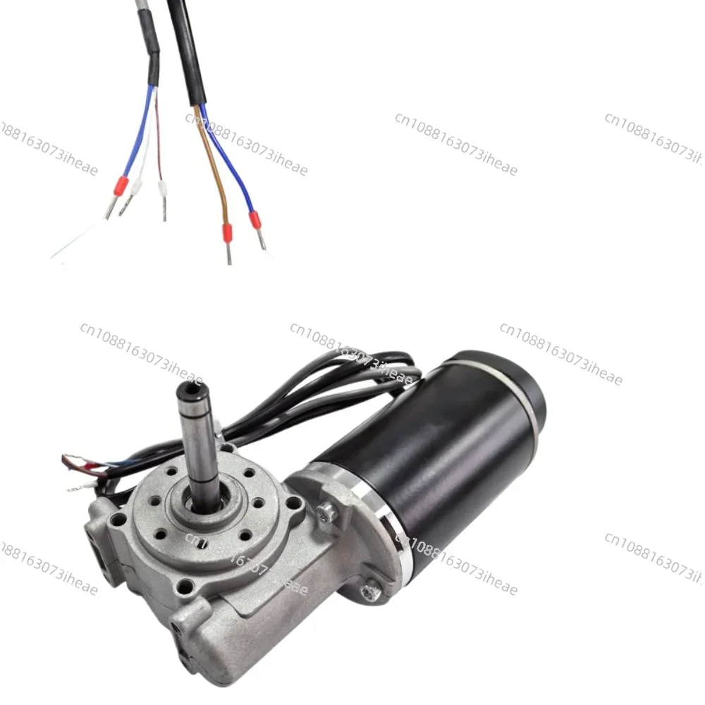 24V High Speed 250RPM 60W 100W Large Torque Electric DC Motor Geared Motor with Intelligent Encoder Automatic Door Motor