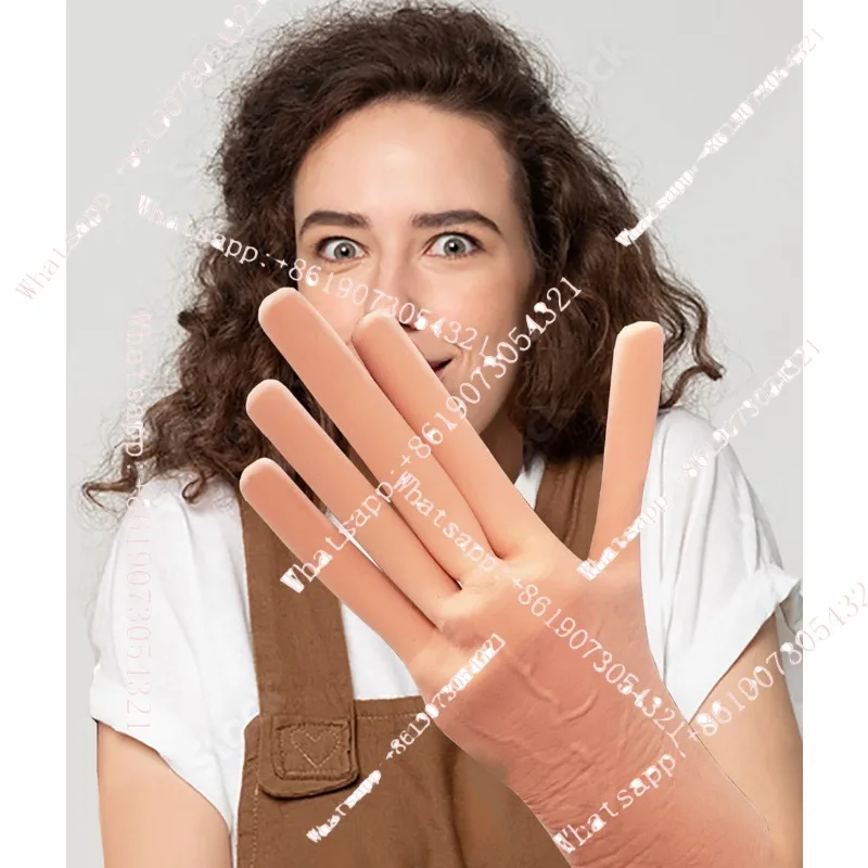 

Hot dog fingers new halloween party cosplay hot dog gloves dress up props funny dress up