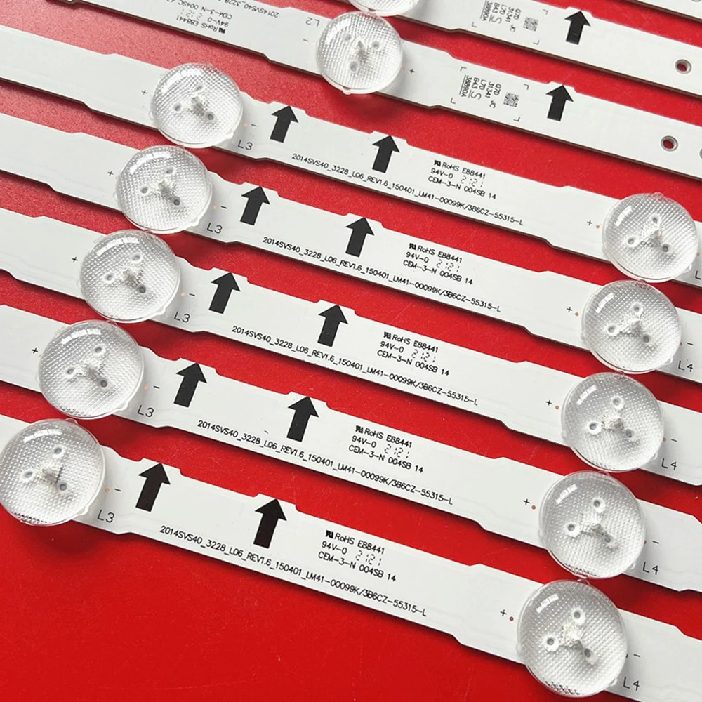 Bande de rétro-éclairage LED pour samsung 2014SVS40 D4GE-400DCA-R1 D4GE-400DCB-R1 D4GE-400DCA-R2 UE40H5570 UE40H5500 UN40H5500