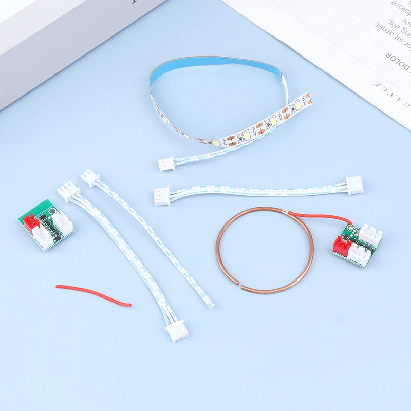 네트워크 레드 같은 스타일 강 테이블 공기 분리 터치 유도 스위치, 3V-24V 터치 유도 셀룰러 코일 라이트 스트립, 1 세트