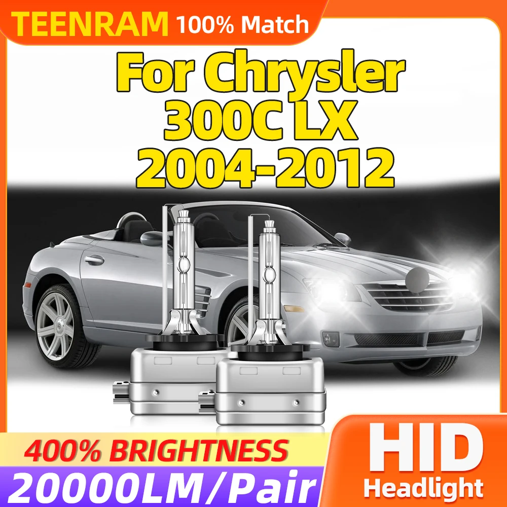 

20000LM Super Bright HID Xenon Headlamps 6000K Car Lights 12V For Chrysler 300C LX 2004 2005 2006 2007 2008 2009 2010 2011 2012