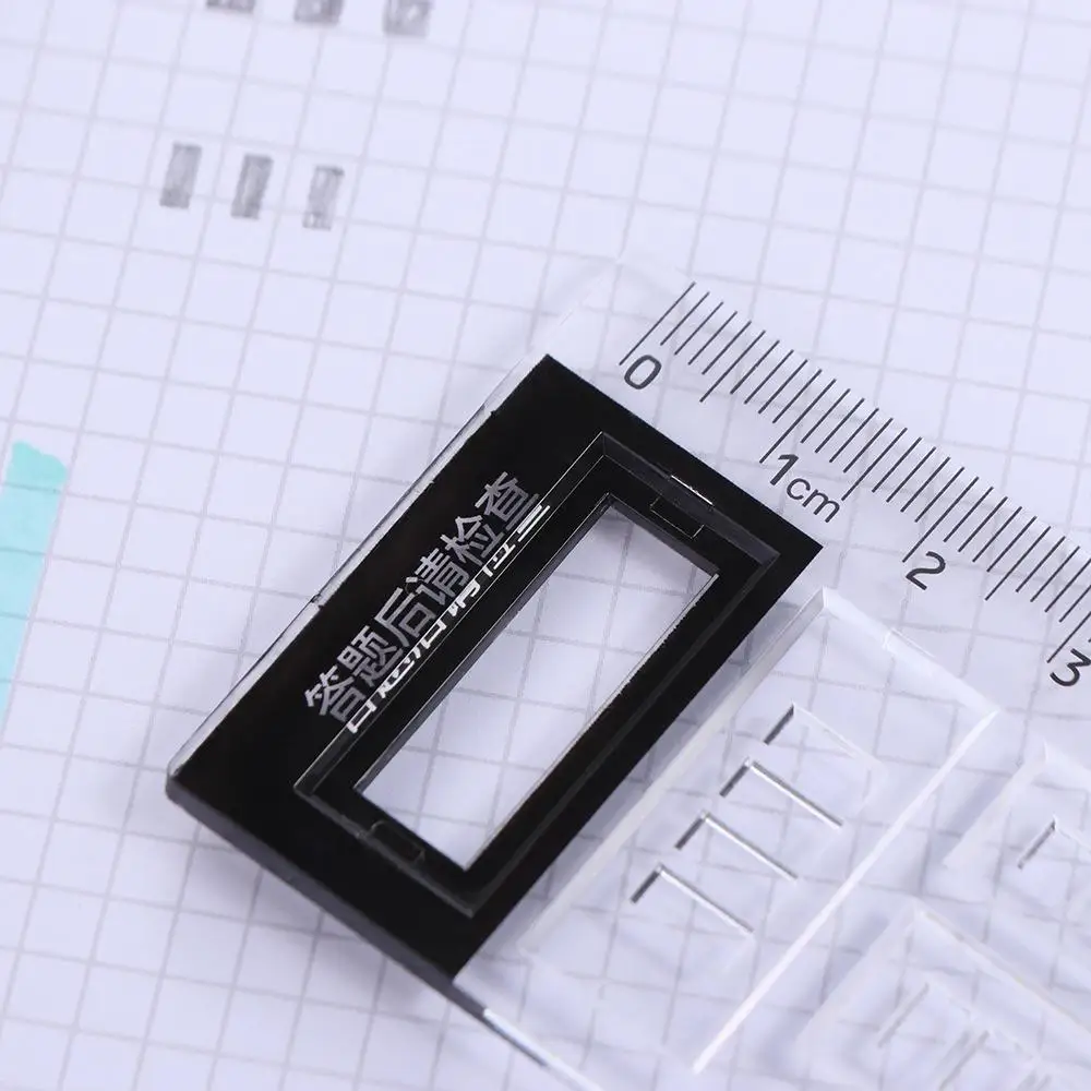 Stationery 15cm Exam Straight Ruler Plastic Transparent Drawing Ruler Multifunction Measuring Ruler Student