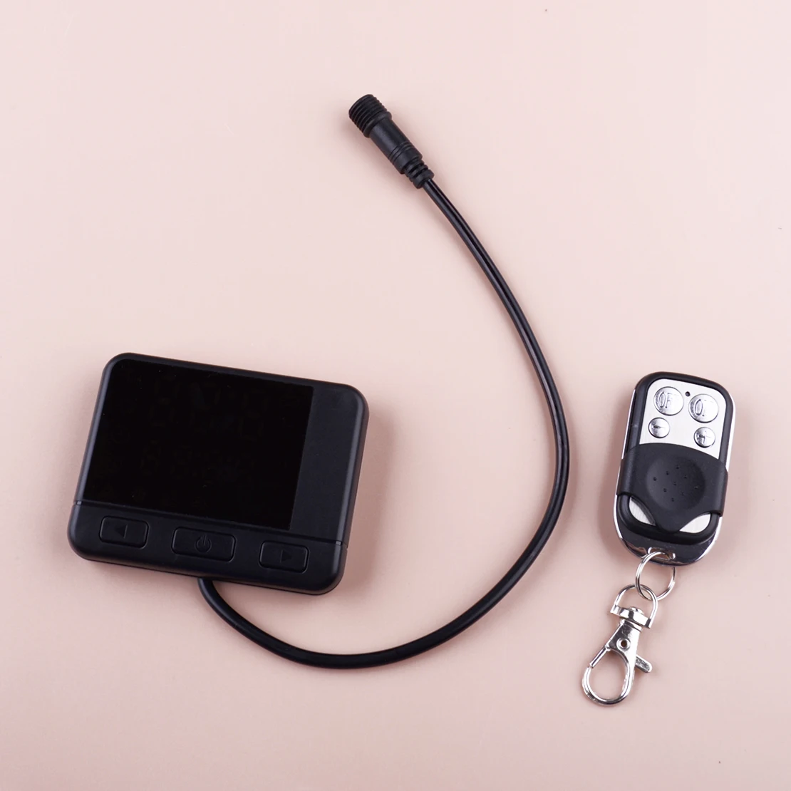 

Universal Car Black Air Diesel Parking Heater LCD Monitor Switch Controller With Remote Control Plastic