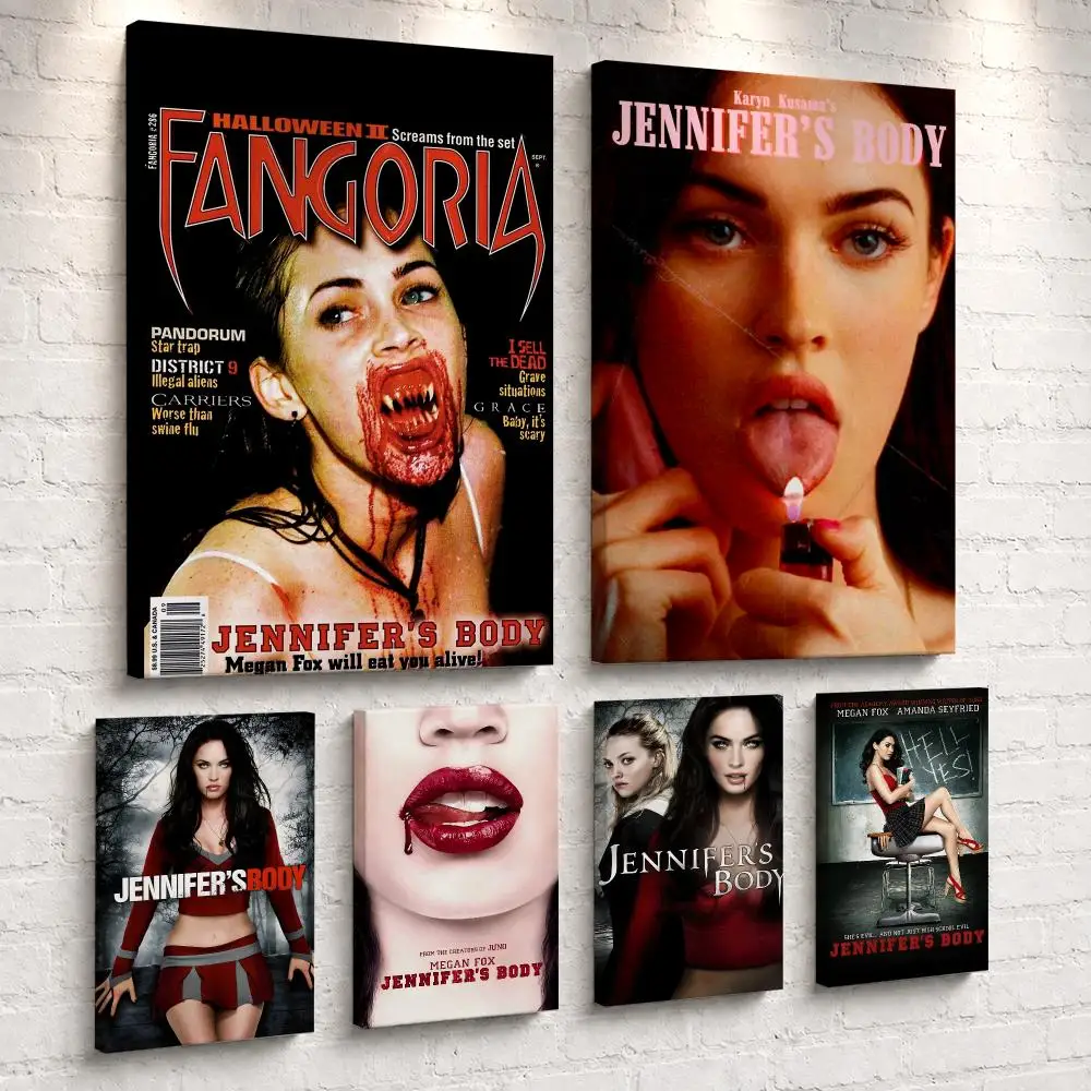 Classic Films J-Jennifer Body Framed Wall Painting Ready to Hang Canvas Poster for Bedroom Living Room Hallway Home Decor Gift