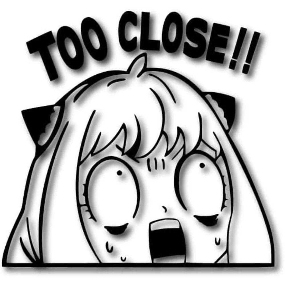 

Spy Pink Girl Surprised Family Vinyl Decal Car Sticker