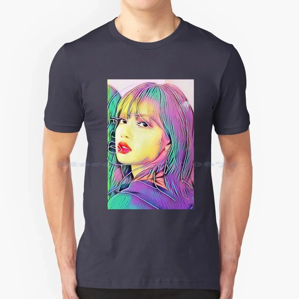 

Цветная фотография Лизы, футболка, кружка, футболка, 100% хлопок, футболка Лиза кпоп, чехлы для сотовых телефонов, милый забавный день рождения, для мальчиков и девочек, для женщин