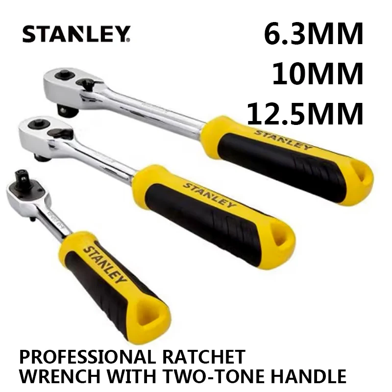 STANLEY 6.3MM series professional two-tone handle ratchet wrench STMT73982 STMT73983 STMT73984