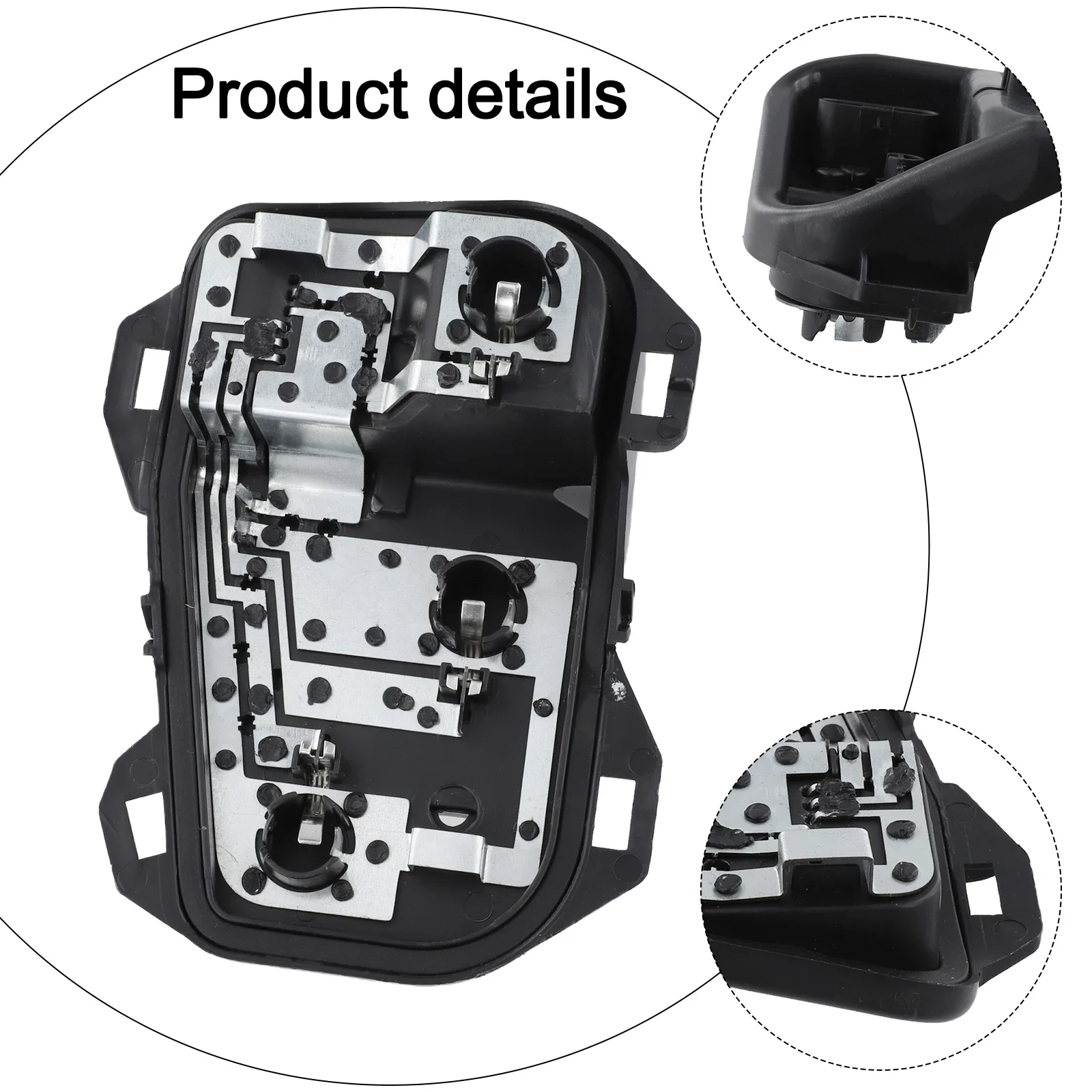 

Панель держателя фонаря Задний правый держатель фонаря Простая установка Номер OEM 63217424496 Автомобильная замена для модели 2015-2020 гг.
