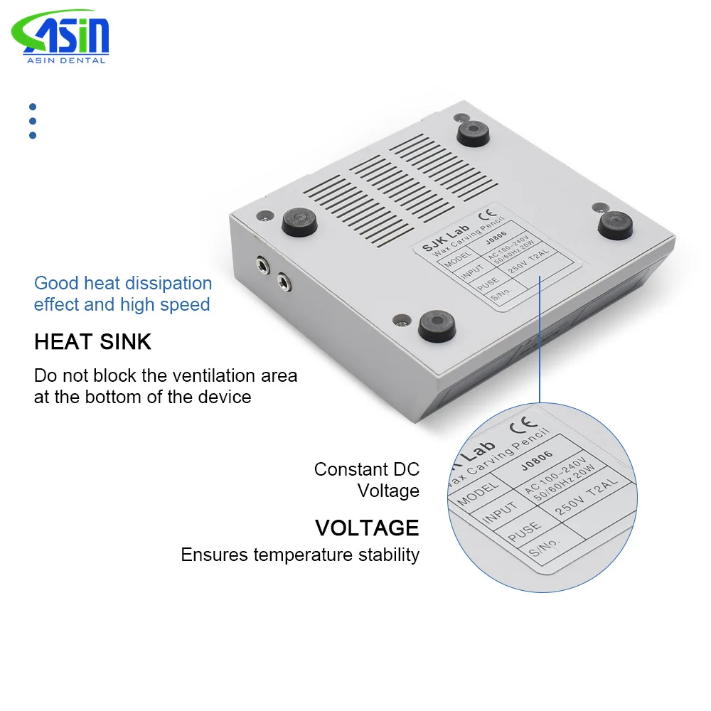 Ультратонкая стоматологическая лаборатория, стоматологическая электрическая восковая машина, резьба, содержит двойную ручку для резьбы, нож для резьбы по воску, электрический набор для ухода за воском