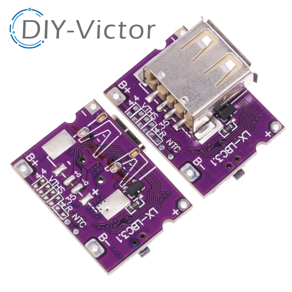 5V 3.1A Type-C USB Boost Converter Step-Up Power Module IP5310 Mobile Power Bank Accessories With Switch LED Indicator