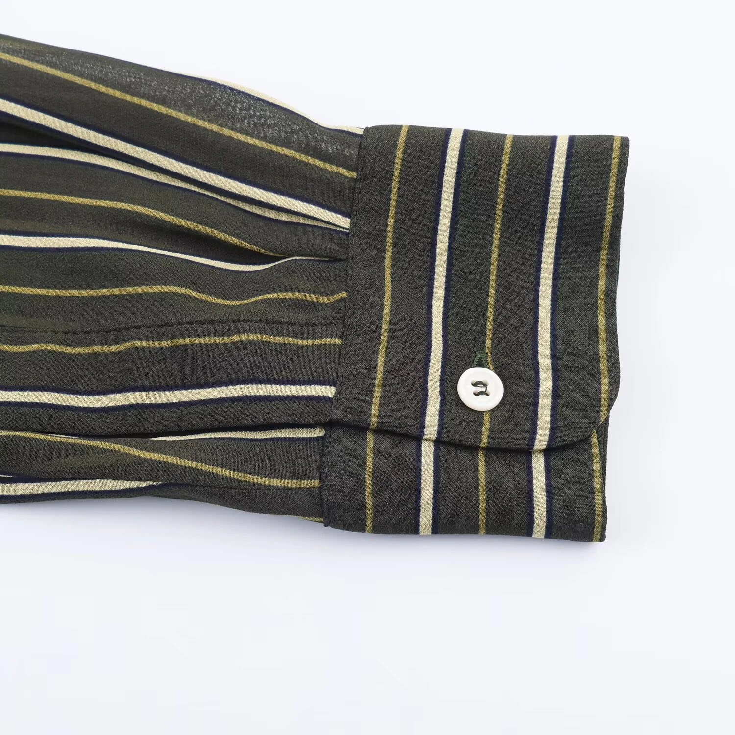 Camisa holgada y versátil con lazo a rayas para mujer, nuevo producto de invierno, estilo europeo y americano, 2025