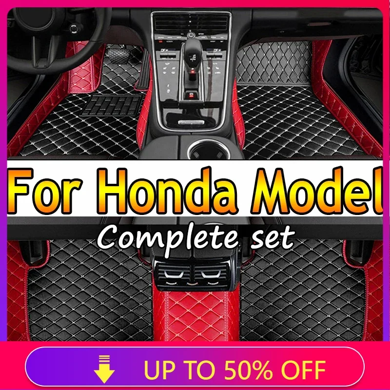 Car Floor Mats For Honda Accord Civic eNS1 Vezel CR-V Fit Spirior CRZ Insight City Odyssey HRV Car Accessories 2022 2023