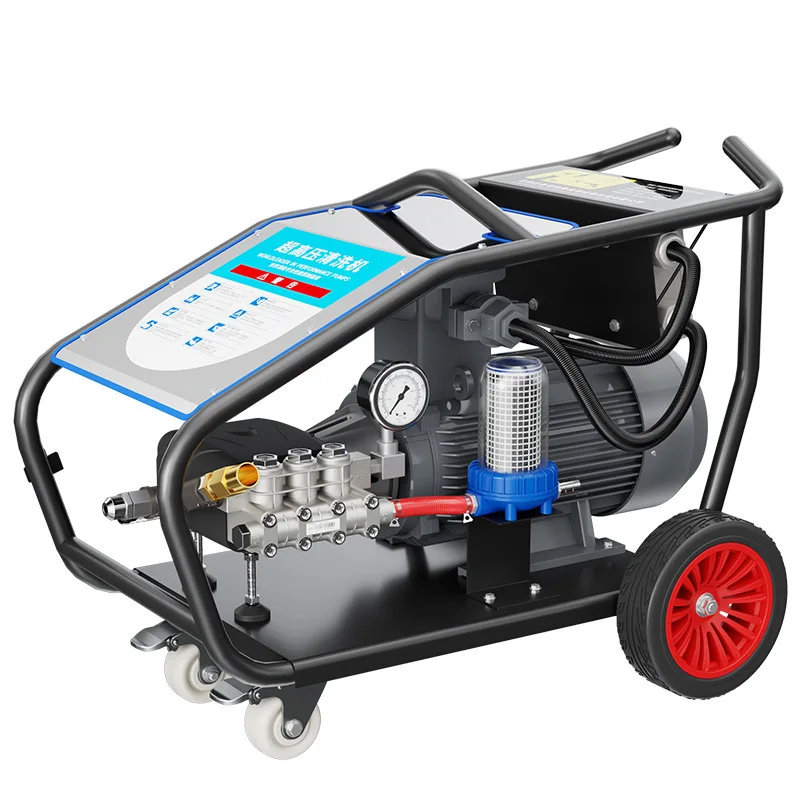 

800Kg ultra-high pressure cleaning machine industrial explosion-proof motor sandblasting rust removal mining chemical outdoor
