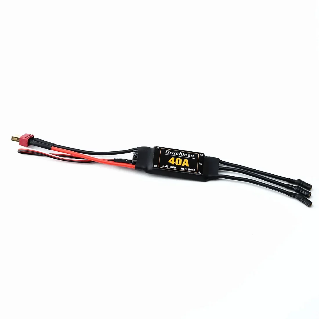 40A Brushless ESC 5V 3A UBEC 3.5MM Banana Head Electronic Speed Controller Easy Use 2-4S RC Plane Parts