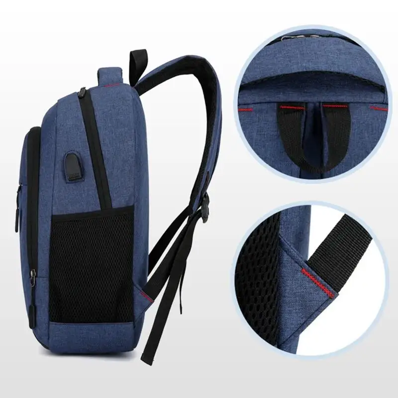 Mochila de gran capacidad impermeable, bolsa de viaje Simple, moda Unisex, bolsa de ordenador para estudiantes