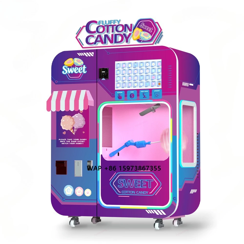 Candy Vending Machine Fully Automated Stainless Steel High Capacity Cloud-Based Management 72H Quality Test Durable Chain