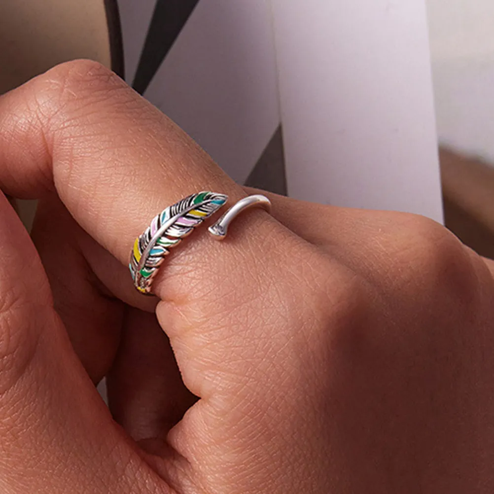 

Кольцо на палец без застежки, креативное, модное украшение, идеально подходит для работы, шопинга, особых случаев, серебряное украшение на палец