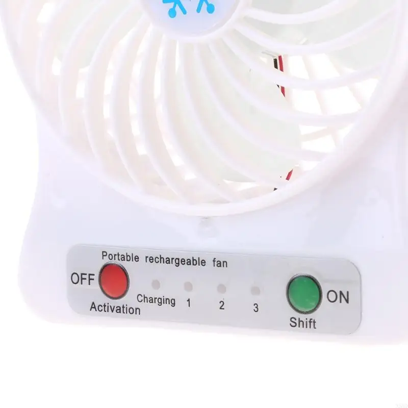 Bateria USB Dual Final Fore Furil Fan com ventilador luz forte N58D