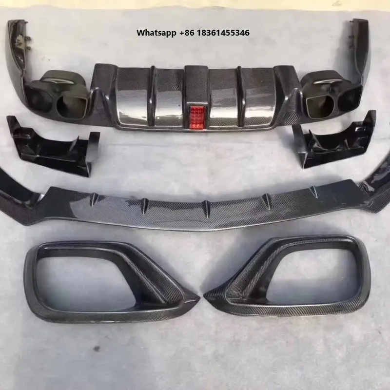 

For E63 Front Lip Rear Diffuser Body Kit