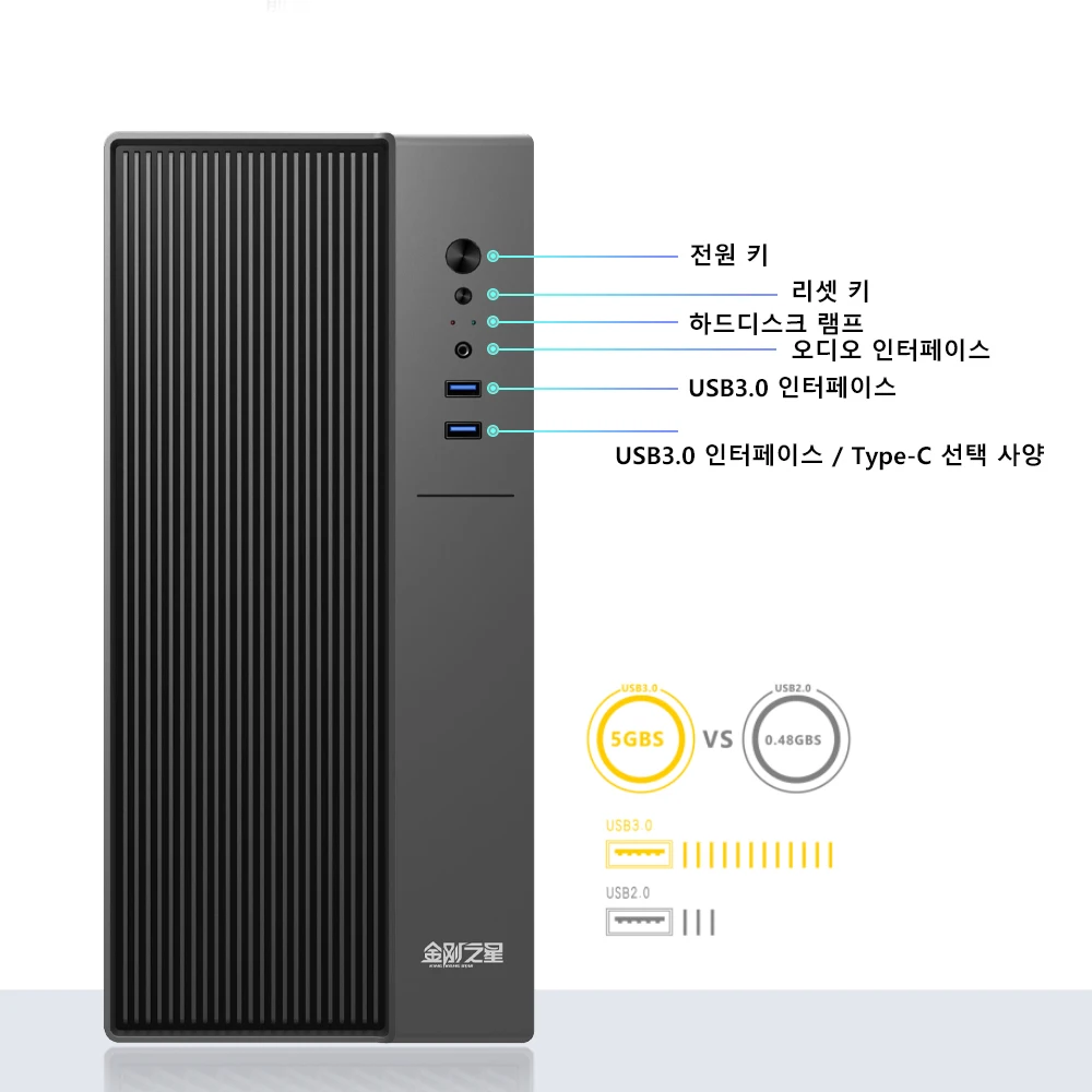 كمبيوتر مكتبي RSION Amd Ryzen 5 5600GT Memory DDR4 16GB + SSD 512GB للمكتب والمنزل وثيقة ألعاب خفيفة مجمعة