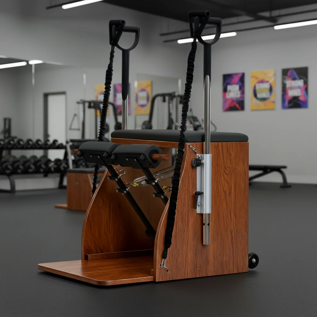 

High End Walnut Color Wunda Chair Pilates Reformer and Pilates Yoga Studio Pilates Equipment for Body Building