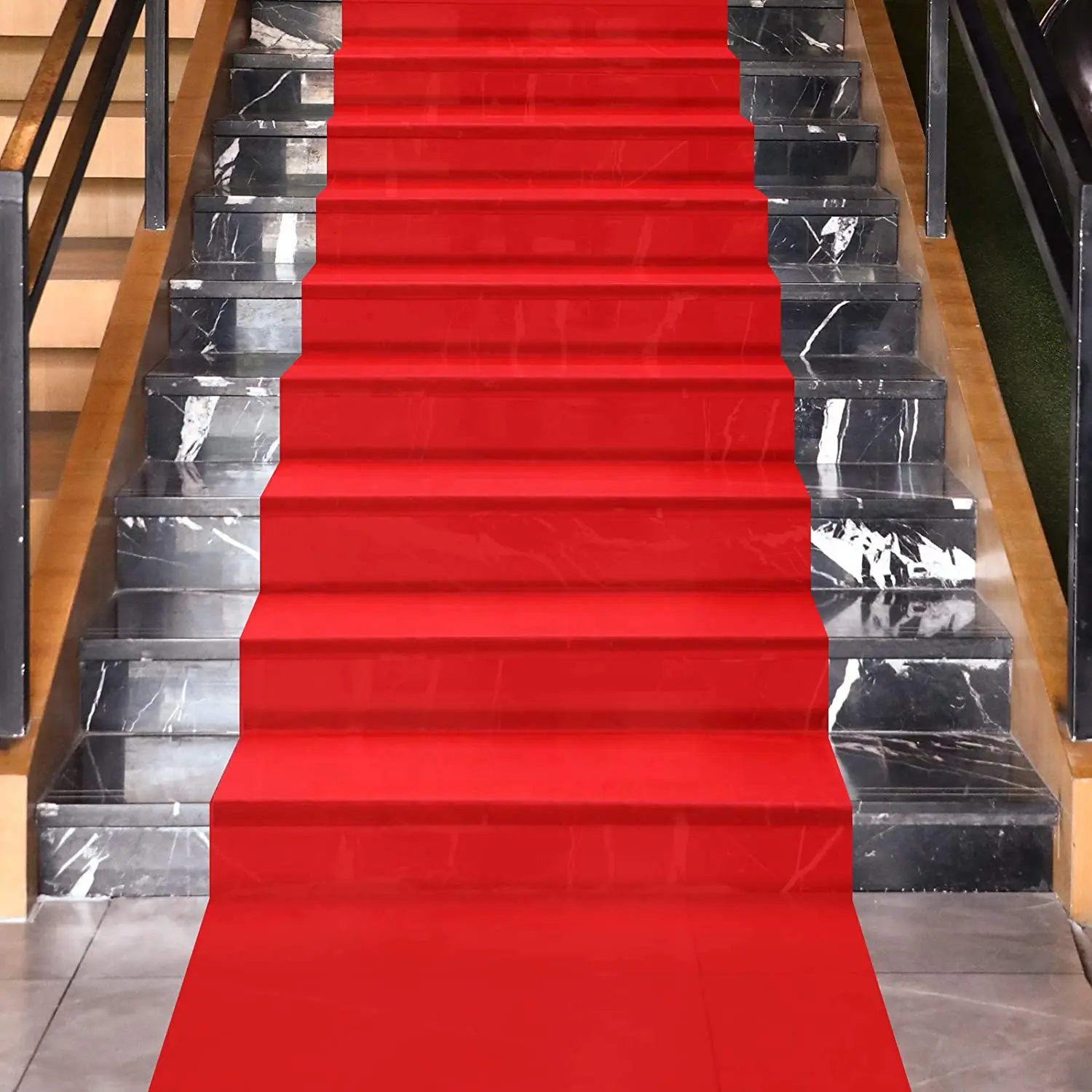 Red Carpet Wedding Stage Exhibition Graduation Ceremony Outdoor Corridor Running Carpet, Anniversary Celebration Decoration