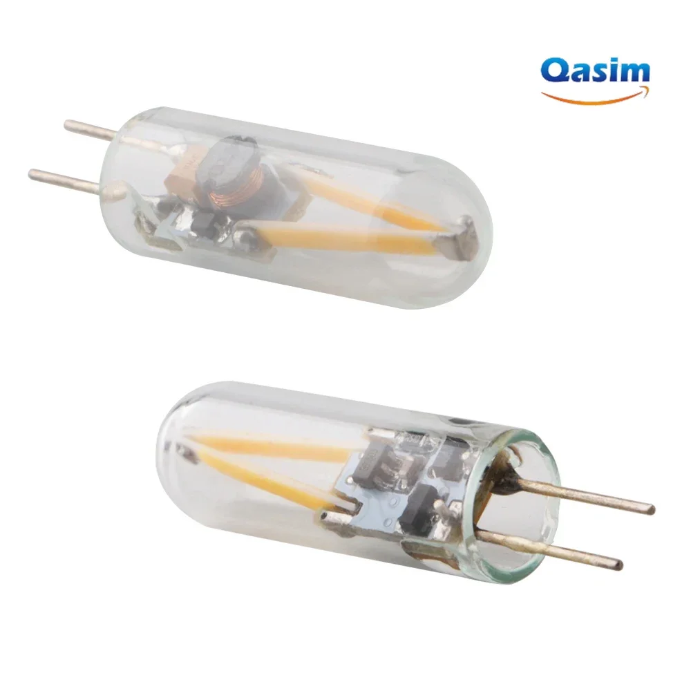 

2pc G4 COB LED Filament Light Bulb 3W AC DC12V Replace 15W Halogen Glass Lamps Cool Warm White LEDS Replace Halogen Pendant Lamp