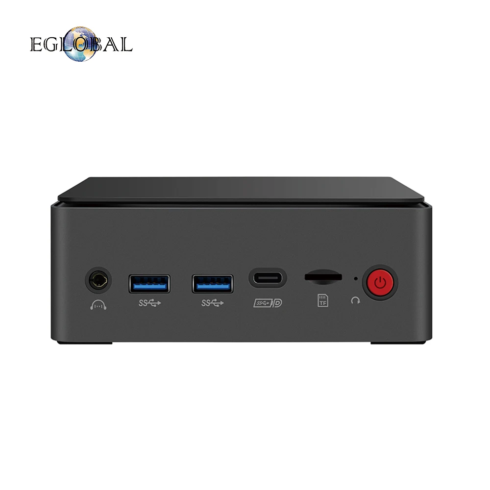 كمبيوتر صغير EGLOBAL معالج Intel Ultra 125H Windows11 شاشة ثلاثية HD DP Thunderbolt 4 Wifi6 2.5G LAN سطح المكتب كمبيوتر صغير