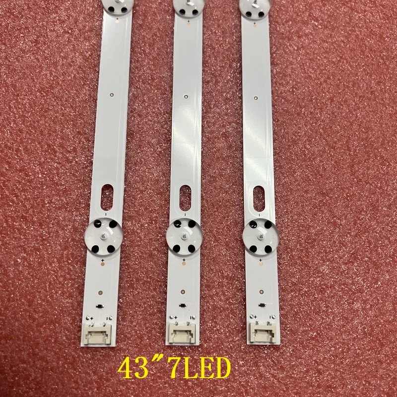 3pcs 7LED LED backlight strip for TV 43UJ651V 43UJ675V 43LJ624V 43LJ634V 43UJ701V 43UJ65_UHD_L EAU63673004 TV 17Y 43inch_A