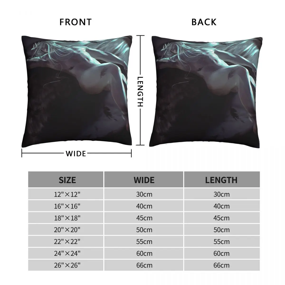 Final Fantasy Sephiroth Sleeping Square Pillowcase Polyester Linen Velvet Creative Zip Decor Pillow Case Sofa Cushion Cover