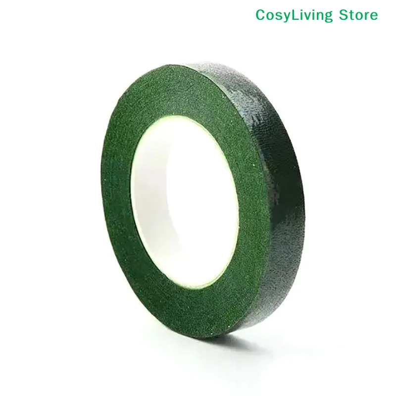 1Roll Zelfklevende Bloemvormige Tape Boeket Bloemen Stam Wikkelen Meeldraden Decoratieve Papieren Tape DIY Bloemist Bruiloft Benodigdheden