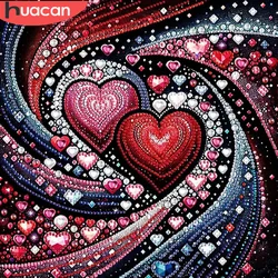 HUACAN Novelties Diamond Mosaic Love Full Square Round Drill Diamond Painting Landscape Bedroom Decoration Valentines Day Gift