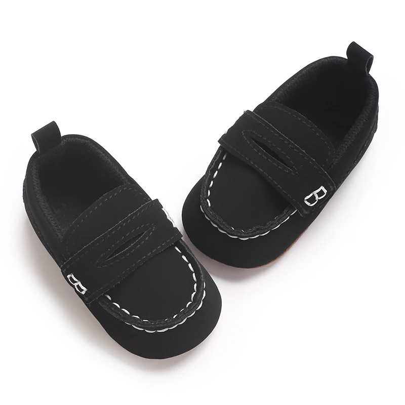 Effen kleur baby casual wandelschoenen met zachte zolen, geschikt voor baby's en peuters van 0-1 jaar oud, bonenschoenen en voorvoetschoenen