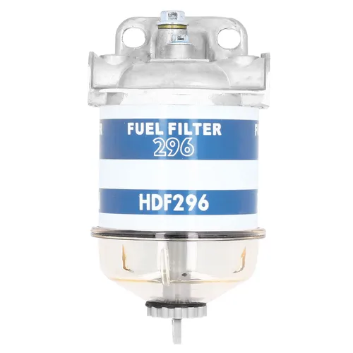 Conjunto de filtro de combustible 7111‐296 Reemplazo apto para Massey Ferguson 133 135 140 145 165 168 175 178 2656615   Conjunto de filtro de combustible