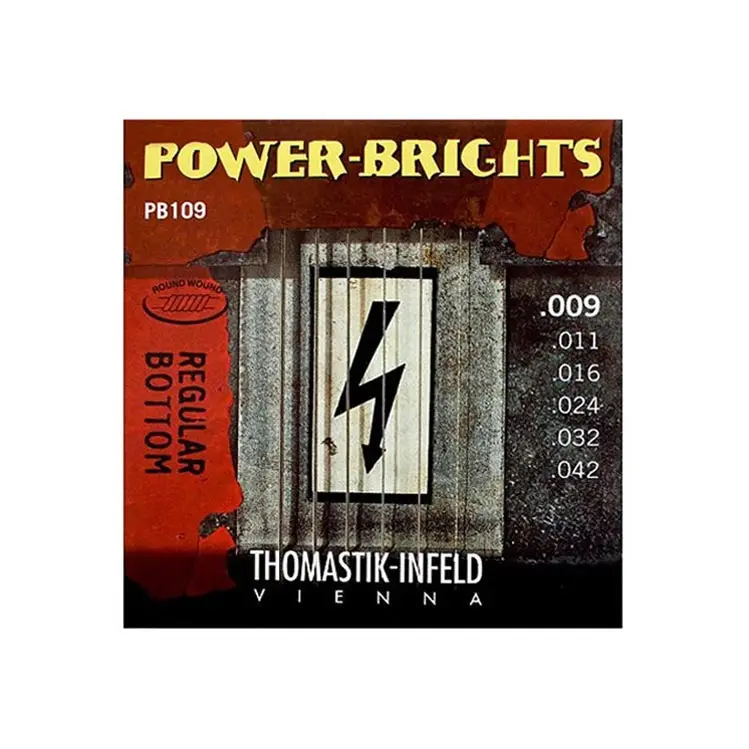 Guitar Accessories Electric Power-Brights Tel Thomastik Infeld PB109 Music, Acoustic, Hobby, Special, new Generation, Made in Turkey, 2021