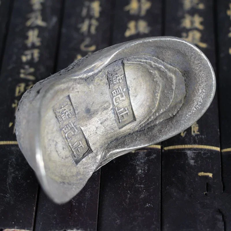 

Randomly send 1pcs china antique collectibles silver bar,Silver ingot COINS yuanbao home decoration metal handicraft