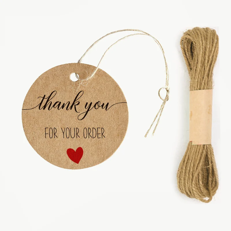 50PCS  Kraft Paper Tags \