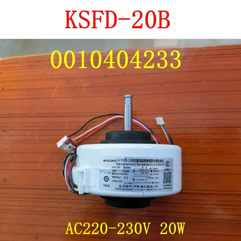 

For Haier Air Conditioning FAN MOTOR FOR ROOM AIR CONDITIONER KSFD-20B 0010404233 AC220-230V 20W Parts