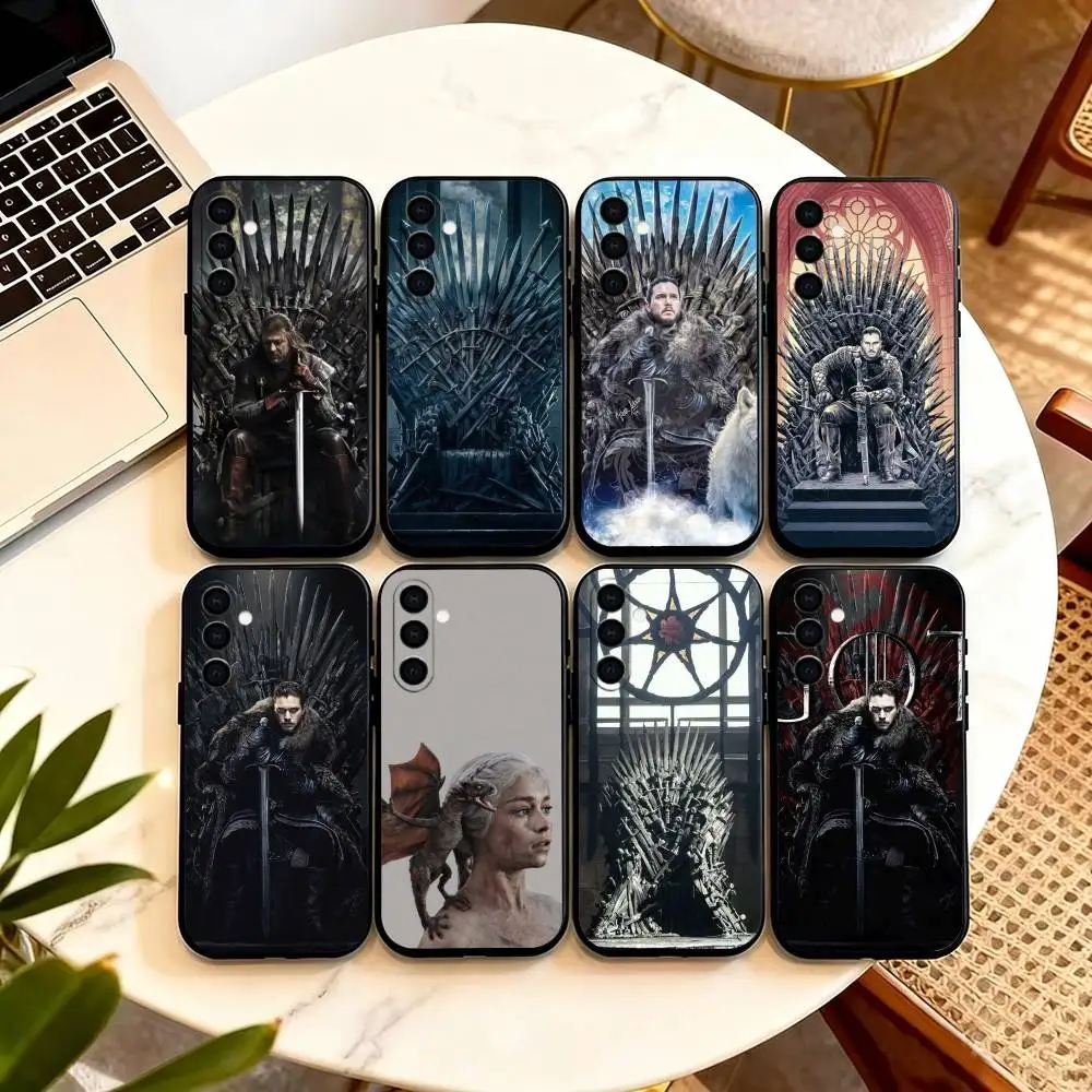 

Game of Thrones T-The I-Iron T-Throne Phone Case For Samsung Galaxy A73,A72,A71,A70,A53,A52,A51,Soft Silicone Black Cover